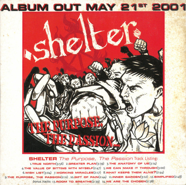 Shelter (2) : The Purpose, The Passion... (CD, Album, Promo, Car)